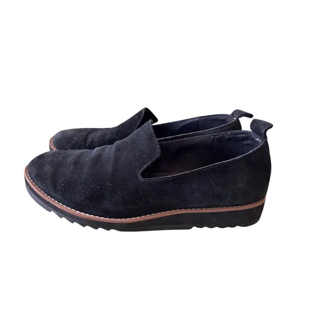 Eileen Fisher Ella Suede Loafer sz 8.5